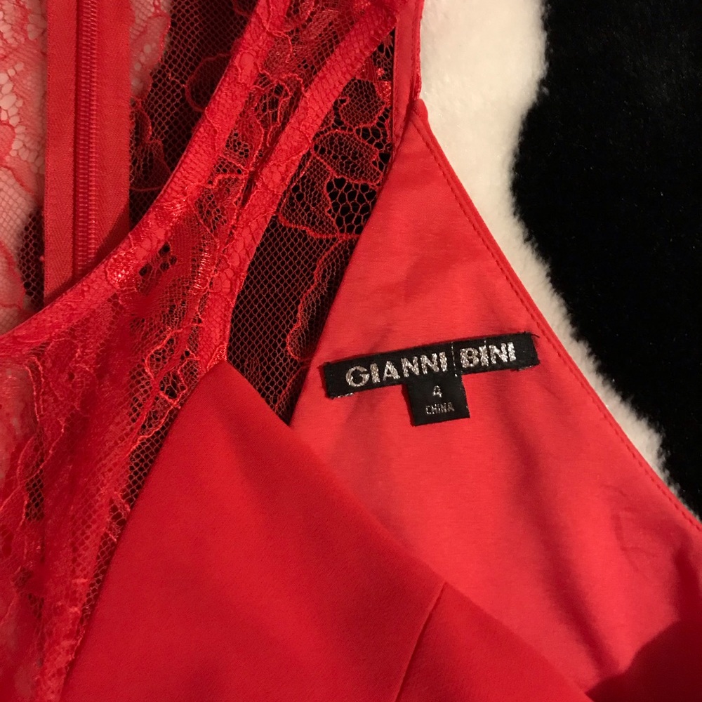 Red party/ cocktail/ date night Gianni Bini dress - Picture 5 of 8